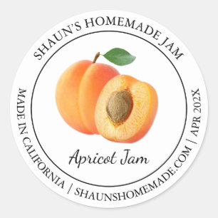 Apricot Jam étiquette moderne