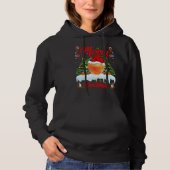 Apricot Lights Xmas Tree Santa Apricot Christmas Hoodie (Voorkant)