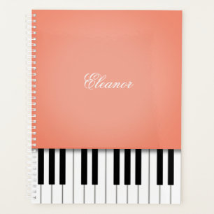 Apricot Orange Piano Music Clavier Customisé