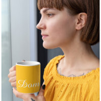 Apricot Perfection - Nom Personnalisable Café Mug