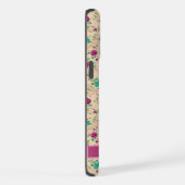 Apricot Personnalisé Peach Floral Green Purple Fle (Côté droit)