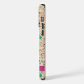 Apricot Personnalisé Peach Floral Green Purple Fle (Côté gauche)