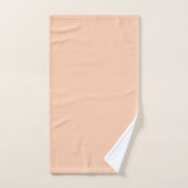 Apricot (solid color) bad handdoek (Handdoek)