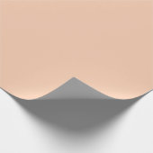 Apricot (solid color) cadeaupapier (Hoek)