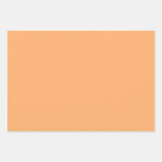 Apricot (solid color) inpakpapier vel (Voorkant)