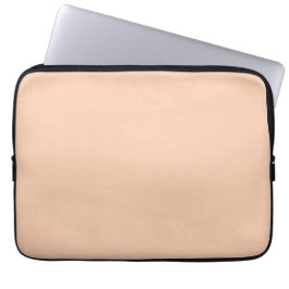 Apricot (solid color) laptop sleeve