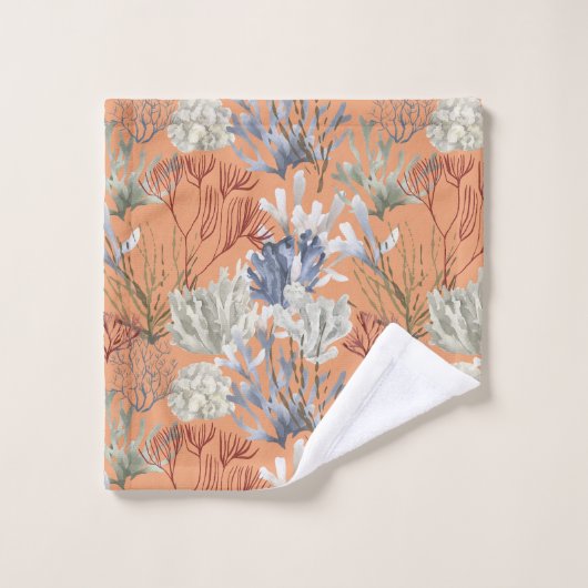 Apricots concassés solides avec impression sous-ma (Gant de toilette)