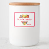 Apricots secs Étiquette de contenants alimentaires (Devant)