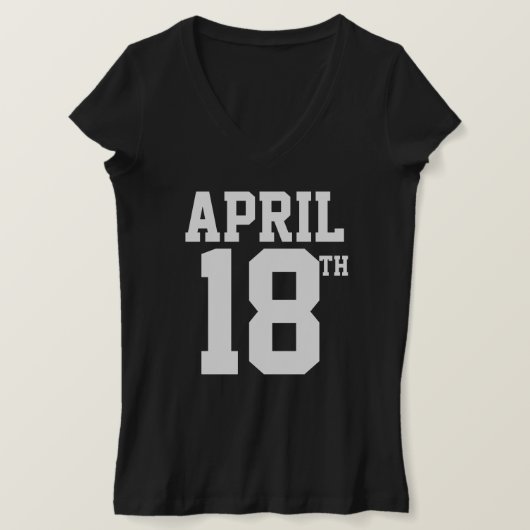 APRIL 18TH T-SHIRT (Design devant)