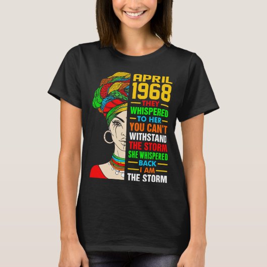 April 1968 The Storm Tshirt (Voorkant)