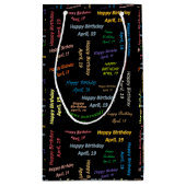 April, 19-jarige cadeautas (Achterkant)