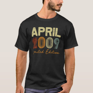 April 2009 Limited Edition Retro 12 jaar oud 12 T-shirt