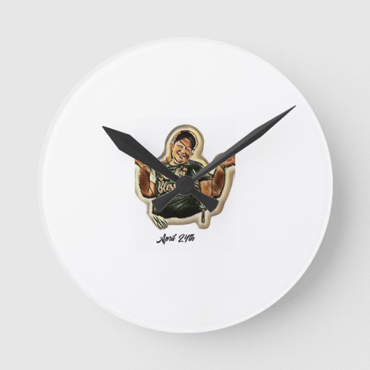 April 24th ronde klok (Voorkant)