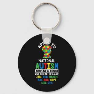 April Autism Awareness Gifts For Autistic Boys Puz Sleutelhanger