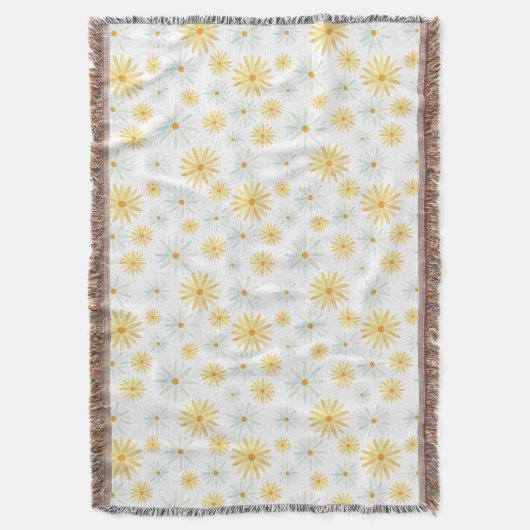 April Birth Flower - Creative Daisy Pattern Deken (Voorkant Verticaal)