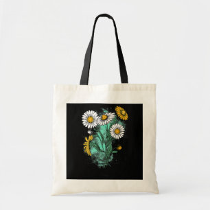 April Birth Flower Daisy Birth Montage Flower Apri Tote Bag