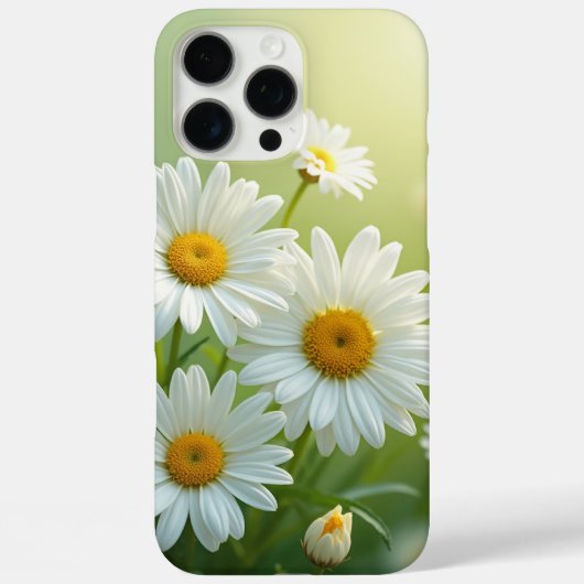 April BIrth Flower Daisy iPhone Case (Achterkant)