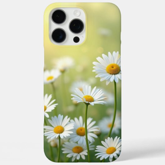 April BIrth Flower Daisy IPhone Case v0.2 (Achterkant)