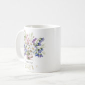 April Birth Flower Mug | Daisies & Sweet Peas (Devant gauche)