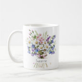 April Birth Flower Mug | Daisies & Sweet Peas (Gauche)