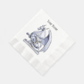 April Birthstone Dragon: Diamond Servet (Hoek)