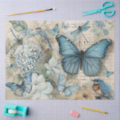 April blues tissuepapier (Craft)