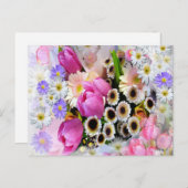April Bouquet Briefkaart (Voorkant / Achterkant)