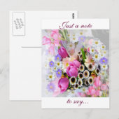 April Bouquet Briefkaart (Voorkant / Achterkant)