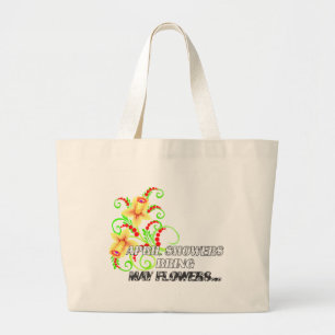 April-buiens - grote tote bag