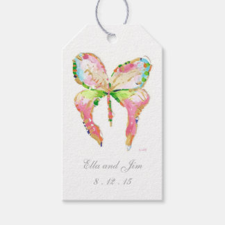 April Butterfly gift label Cadeaulabel
