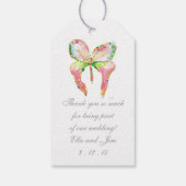 April Butterfly gift label Cadeaulabel (Achterkant)