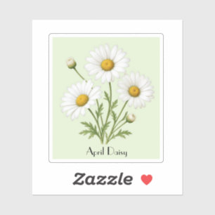 April Daisy Bloem Sticker