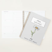 APRIL DAISY GEBOORTEBLOEM GEPERSONALISEERD PLANNER (Display)
