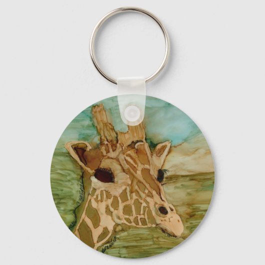 April de Giraffe blijft altijd bij je. Sleutelhanger (Voorkant)