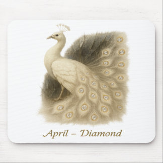 April - Diamond Peacock Muismat