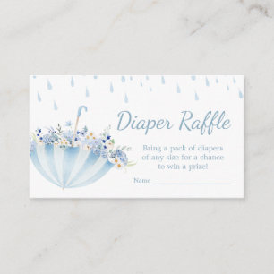 April Douche Breng Mei Bloemen Luier Raffle Informatiekaartje