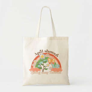 April Douche Bring May Bloemen Spring Tote Bag
