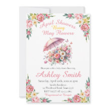 April Douches Bring May Flowers Baby shower