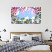 April Douches Canvas Print (Insitu (Slaapkamer))