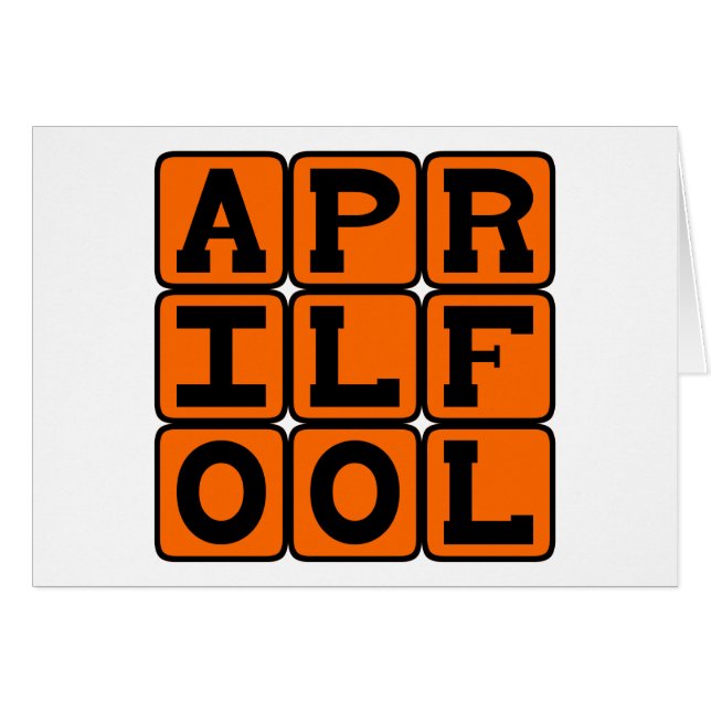 April Fool (Voorkant Horizontaal)