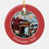 April Fool, 1943 Keramisch Ornament (Achterkant)