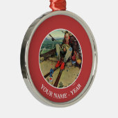 April Fool, 1945 Metalen Ornament (Rechts)