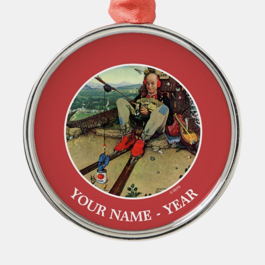 April Fool, 1945 Metalen Ornament (Voorkant)