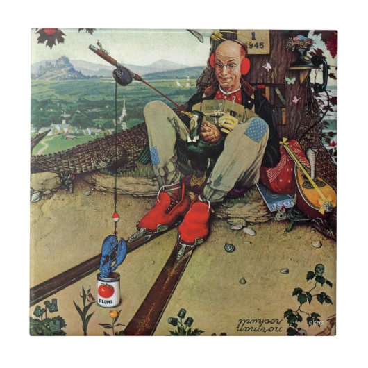 April Fool, 1945 Tegeltje (Voorkant)