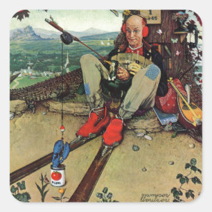 April Fool, 1945 Vierkante Sticker