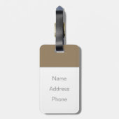 April Fool, 1948 Bagagelabel (Achterkant verticaal)