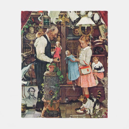 April Fool, 1948 Fleece Deken (Voorkant)