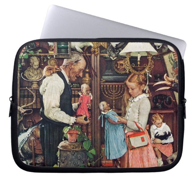 April Fool, 1948 Laptop Sleeve (Voorkant)