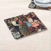 April Fool, 1948 Vierkante Kartonnen Onderzetter (Schuin)