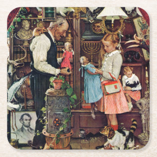 April Fool, 1948 Vierkante Kartonnen Onderzetter